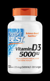 Vitamine D3 5000 ui 125 mcg 720 gélules DOCTOR'S BEST